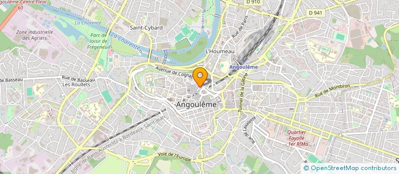 localisation de l'entreprise SCI ROBBY à ANGOULEME