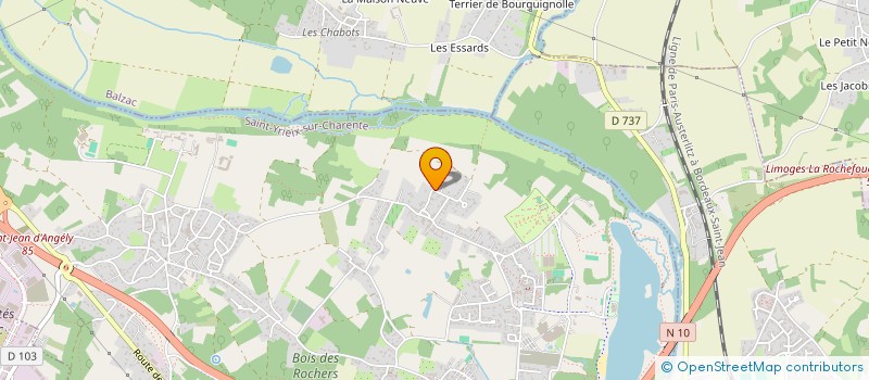 localisation de l'entreprise SCI ROBCO à SAINT-YRIEIX-SUR-CHARENTE