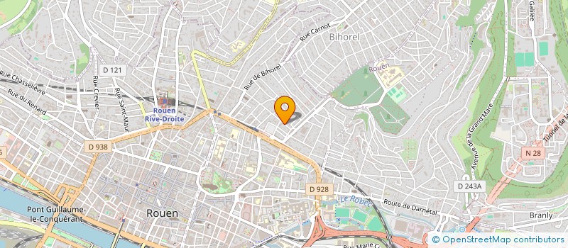 localisation de l'entreprise SCI ROBEC 107  ROUEN