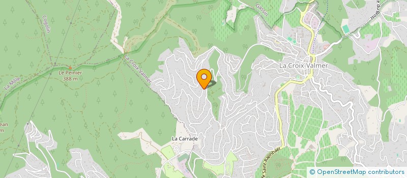 localisation de l'entreprise SCI ROBEC  LA CROIX-VALMER