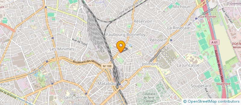localisation de l'entreprise SCI ROBEGRILLE  TOULOUSE