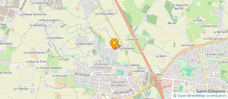 localisation de l'entreprise SCI ROBELIN CHEZY  MONTGERMONT