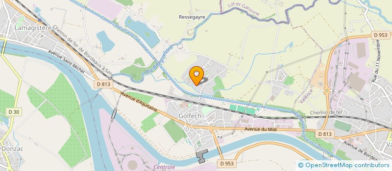 localisation de l'entreprise SCI ROBEN  GOLFECH