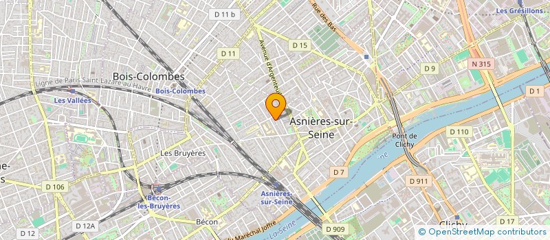 localisation de l'entreprise SCI ROBER à ASNIERES-SUR-SEINE