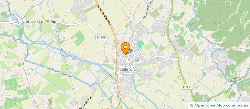 localisation de l'entreprise SCI ROBERIC  VELLERON