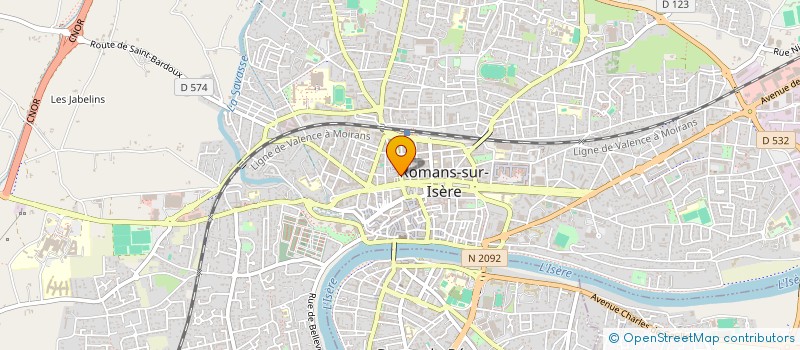 localisation de l'entreprise SCI ROBERT  ROMANS-SUR-ISERE