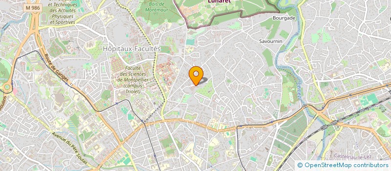localisation de l'entreprise SCI ROBERT à MONTPELLIER