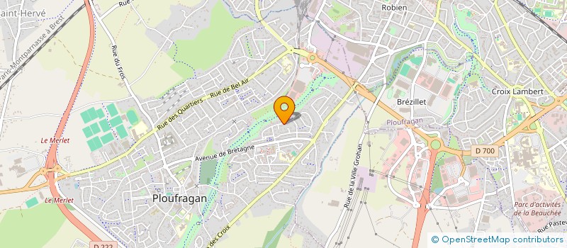 localisation de l'entreprise SCI ROBERT  PLOUFRAGAN