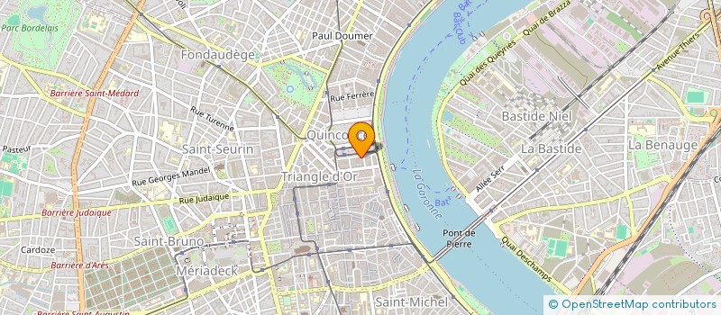 localisation de l'entreprise SCI ROBERT à BORDEAUX