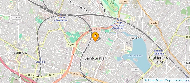 localisation de l'entreprise SCI ROBERT  SAINT-GRATIEN