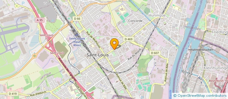 localisation de l'entreprise SCI ROBERT  SAINT-LOUIS