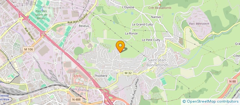 localisation de l'entreprise SCI ROBERT  SAINT-JEAN-BONNEFONDS