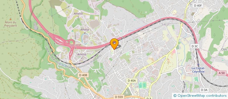 localisation de l'entreprise SCI ROBERT  LA CIOTAT