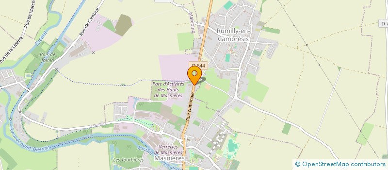 localisation de l'entreprise SCI ROBERT  MASNIERES