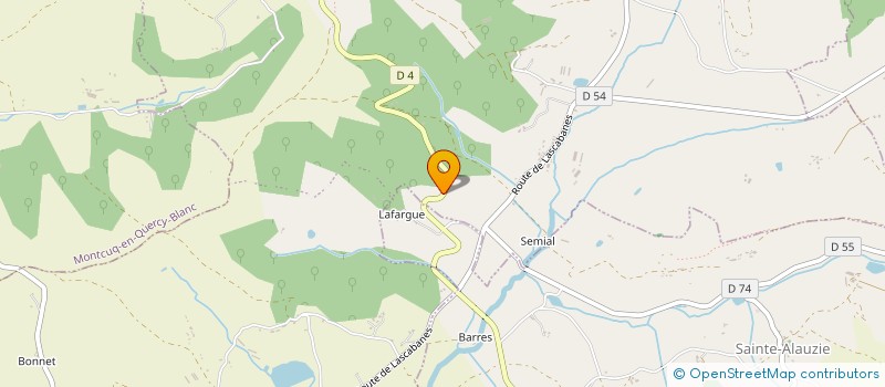 localisation de l'entreprise SCI ROBERT  LENDOU-EN-QUERCY