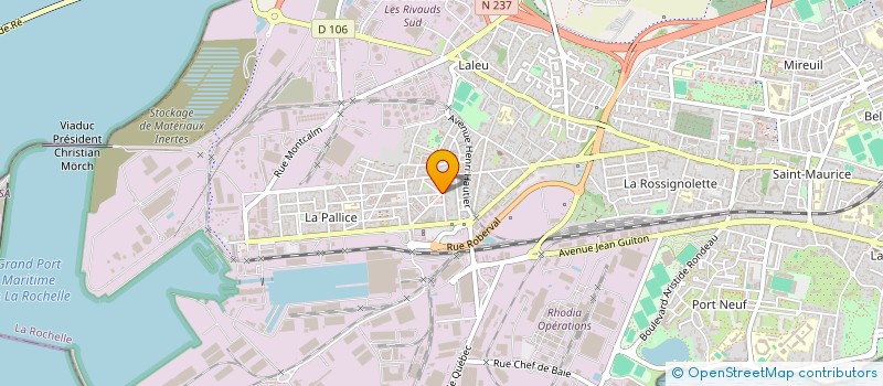 localisation de l'entreprise SCI ROBERT  LA ROCHELLE