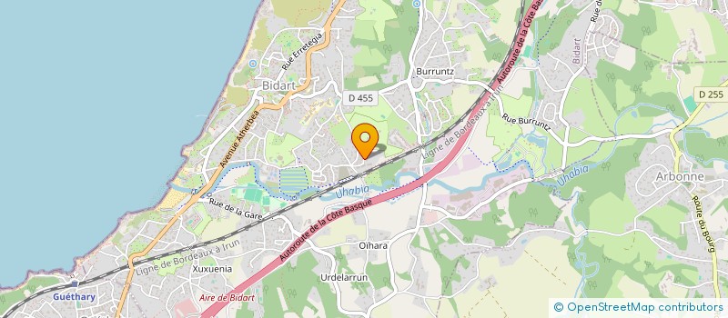 localisation de l'entreprise SCI ROBERT  BIDART