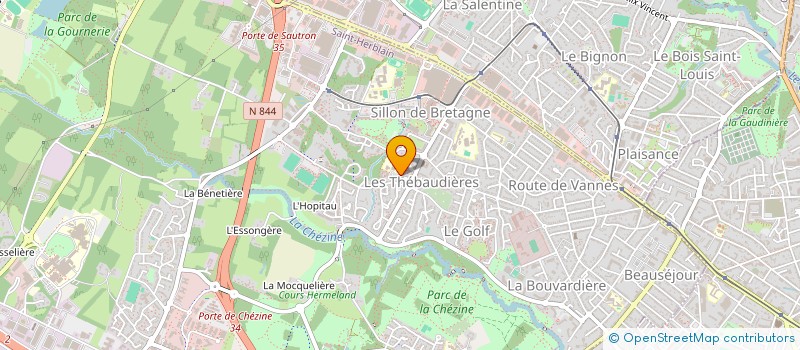 localisation de l'entreprise SCI ROBERT  SAINT-HERBLAIN