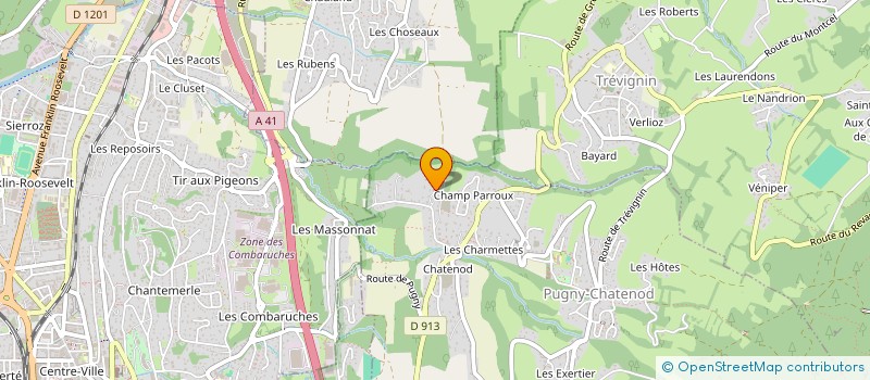 localisation de l'entreprise SCI ROBERT  PUGNY-CHATENOD