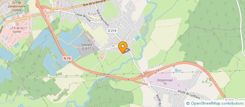 localisation de l'entreprise SCI ROBERT  ROYE