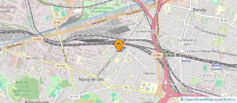 localisation de l'entreprise SCI ROBERT B à NOISY-LE-SEC