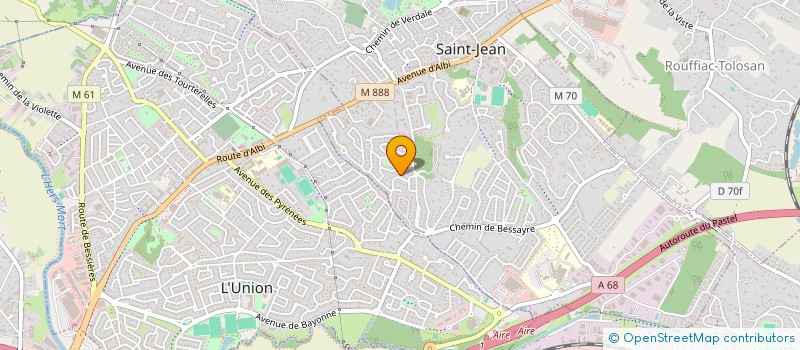 localisation de l'entreprise SCI ROBERT & BRUN  SAINT-JEAN