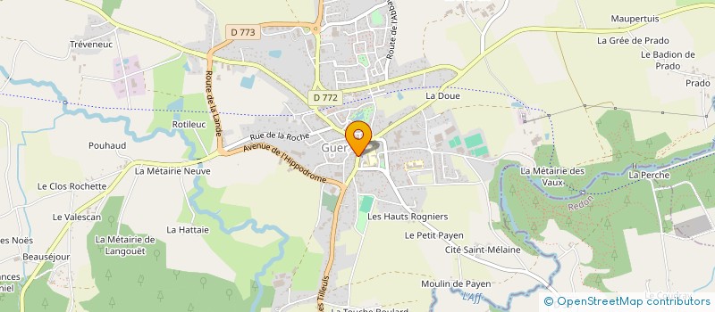 localisation de l'entreprise SCI ROBERT CRESPEL  GUER