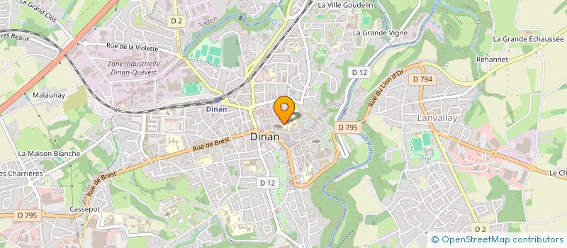 localisation de l'entreprise SCI ROBERT-DORMEAU  DINAN