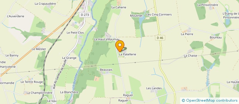 localisation de l'entreprise SCI ROBERT EMMANUEL  AUZOUER-EN-TOURAINE