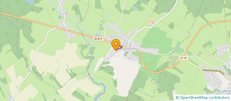 localisation de l'entreprise SCI ROBERT IMMO  BOULIGNEY