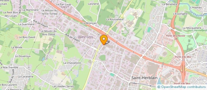 localisation de l'entreprise SCI ROBERT IMMOBILIER  SAINT-HERBLAIN