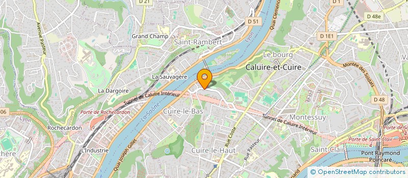 localisation de l'entreprise SCI ROBERT LAFON  CALUIRE-ET-CUIRE