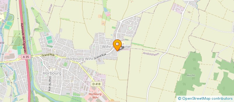 localisation de l'entreprise SCI ROBERT OLIVIER CHRISTOPHE  HORBOURG-WIHR