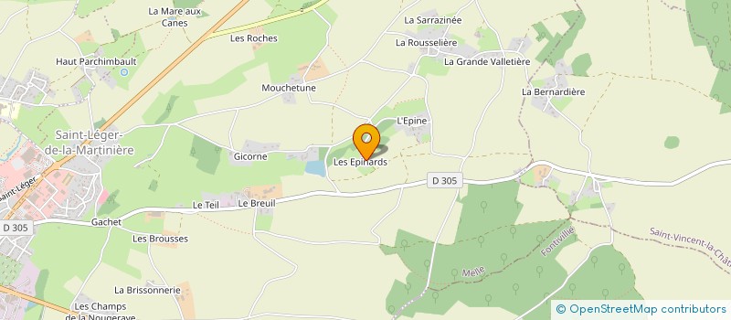 localisation de l'entreprise SCI ROBERT PHILIPPON  MELLE