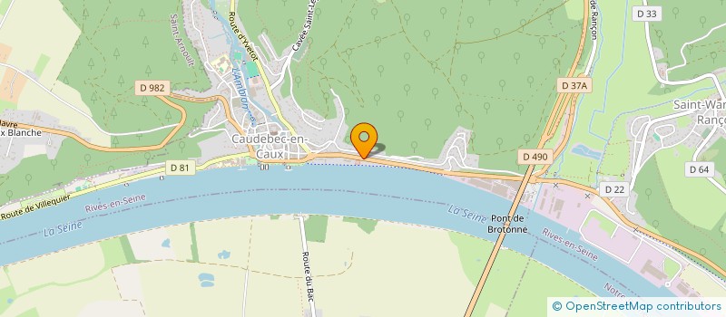 localisation de l'entreprise SCI ROBERT PIEVET  RIVES-EN-SEINE