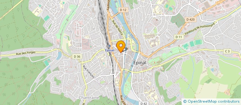 localisation de l'entreprise SCI ROBERT REP à EPINAL