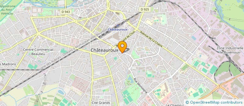 localisation de l'entreprise SCI ROBERT SCHUMAN à CHATEAUROUX