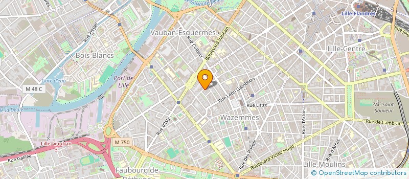 localisation de l'entreprise SCI ROBERT TONNOIR à LILLE