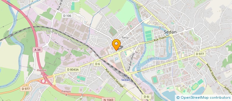 localisation de l'entreprise SCI ROBERT VERMEULEN  SEDAN