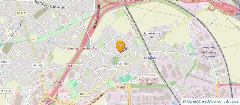 localisation de l'entreprise SCI ROBERTO & RALF à LESQUIN