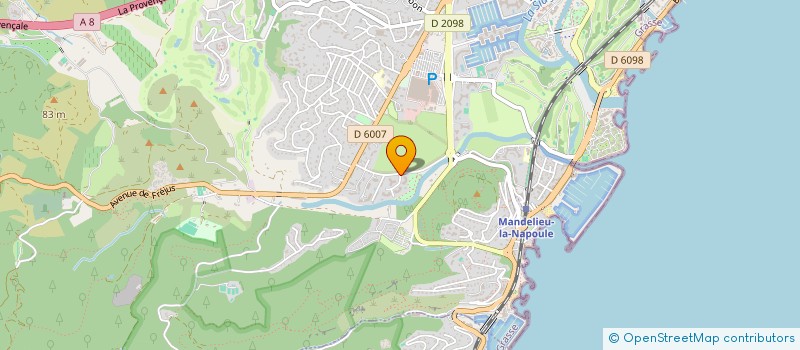 localisation de l'entreprise SCI ROBERTOT à MANDELIEU-LA-NAPOULE
