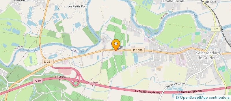 localisation de l'entreprise SCI ROBERTS  SAINT-MEDARD-DE-GUIZIERES