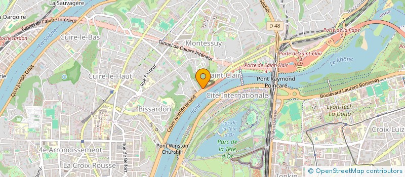 localisation de l'entreprise SCI ROBERTY  CALUIRE-ET-CUIRE