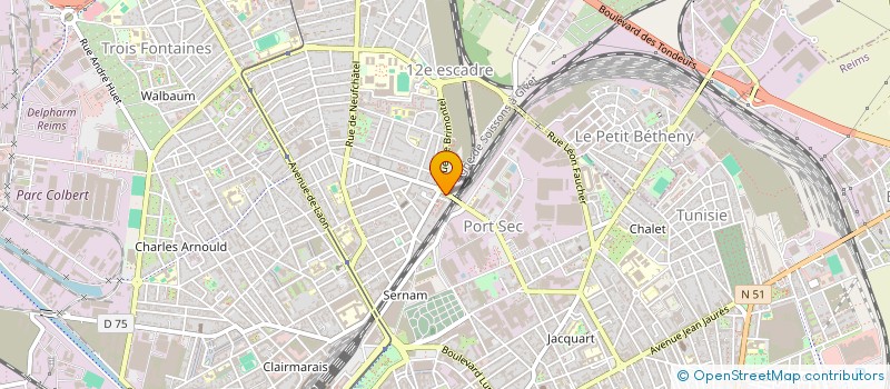 localisation de l'entreprise SCI ROBESPIERRE à REIMS