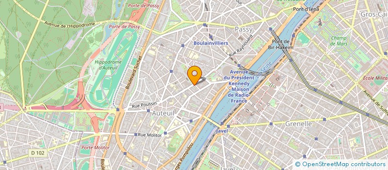 localisation de l'entreprise SCI ROBESPIERRE à PARIS