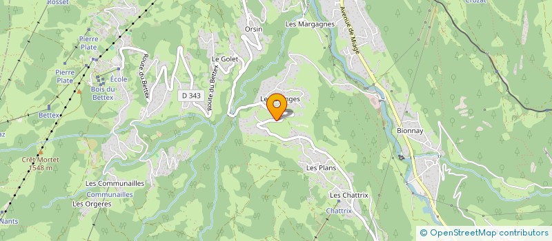 localisation de l'entreprise SCI ROBESPIERRE  SAINT-GERVAIS-LES-BAINS