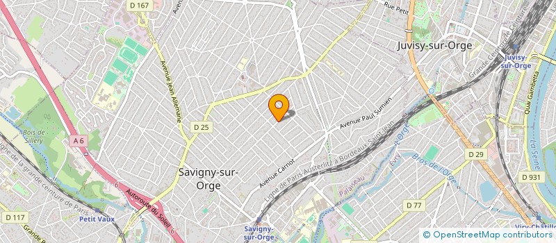 localisation de l'entreprise SCI ROBESPIERRE  SAVIGNY-SUR-ORGE