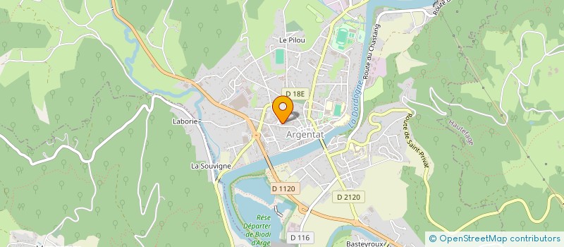 localisation de l'entreprise SCI ROBHEL à ARGENTAT-SUR-DORDOGNE