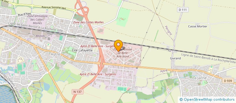 localisation de l'entreprise SCI ROBI  AYTRE