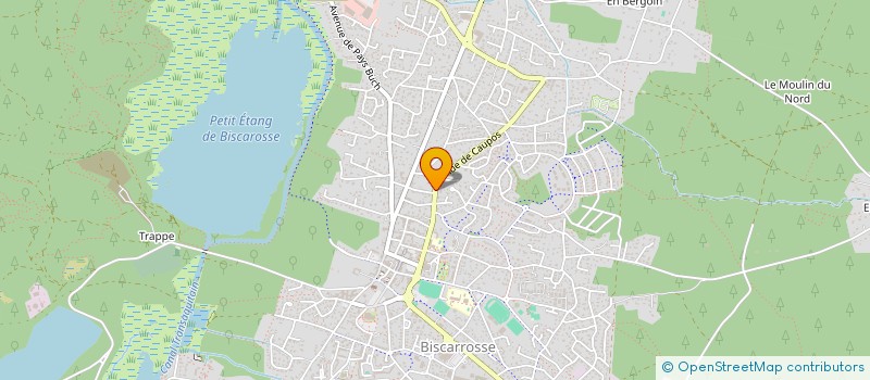 localisation de l'entreprise SCI ROBI  BISCARROSSE